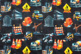 Sweatshirtstoff Digital Construction